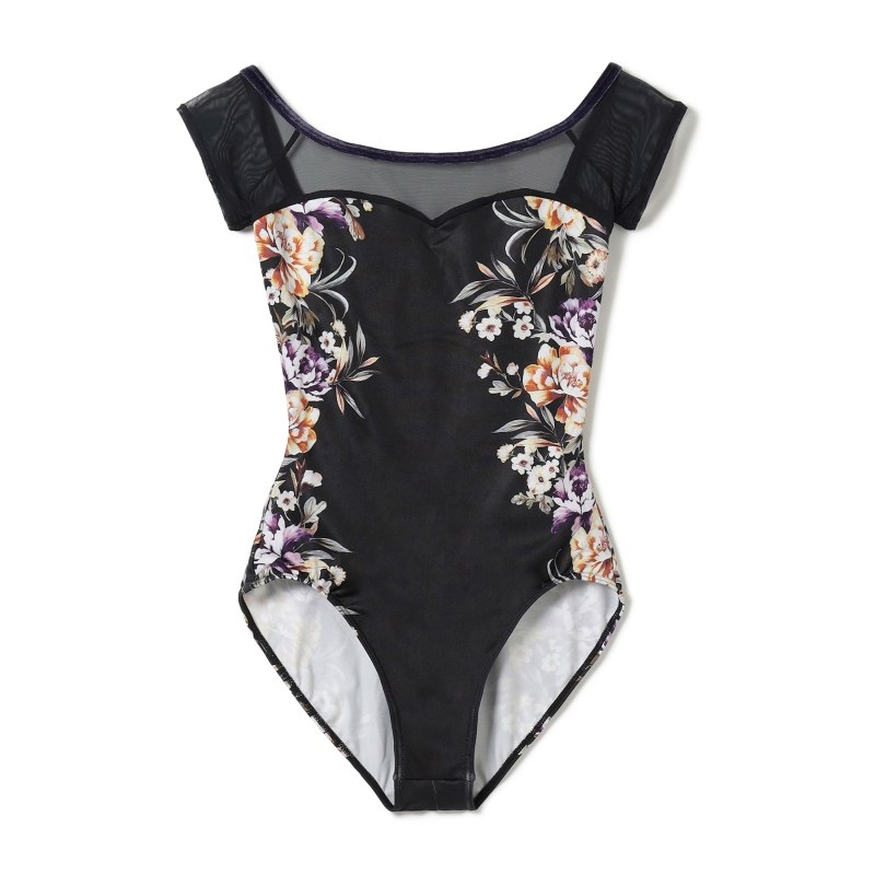 Chacott芭蕾舞蹈体服法式袖紧身衣女ONWARD