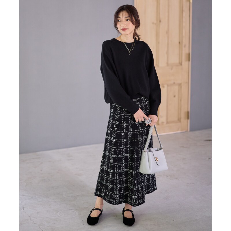 any FAM可机洗适宜气质针织套装女ONWARD秋冬新品