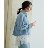 23区时尚 气质简约适宜通勤SLOW系列轻便牛仔夹克女ONWARD