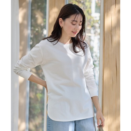 any FAM时尚气质优雅通勤可机洗防UV尾部设计T恤女ONWARD