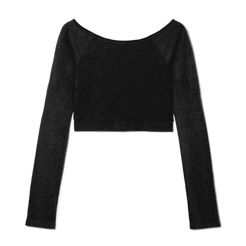 Chacott舞蹈芭蕾体服练功服圆领ThermoGear®纱线短上衣女ONWARD