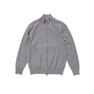 J.PRESS时尚 女ONWARD 适宜高捻人字纹全拉链上衣开衫