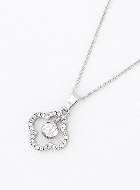 组曲时尚适宜精美简约鲜花水晶项链女ONWARD