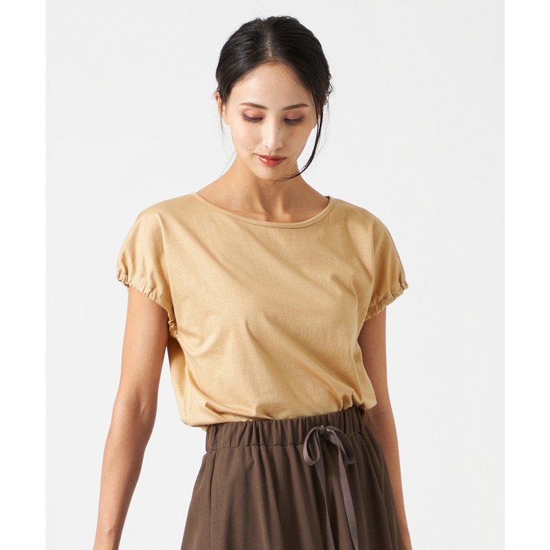 Chacott BALANCE褶袖设计感适宜简约气质T恤女ONWARD