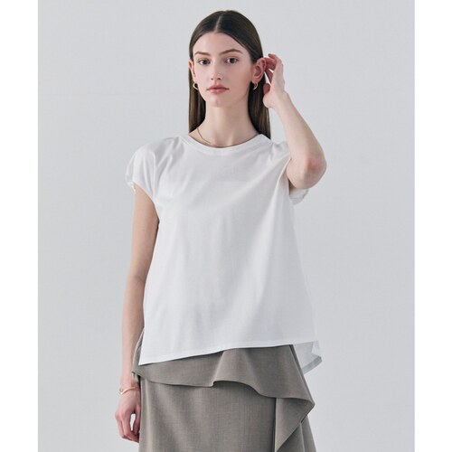BEIGE，时尚通勤高智感ZEOLITE后背扭结拼接上衣女ONWARD