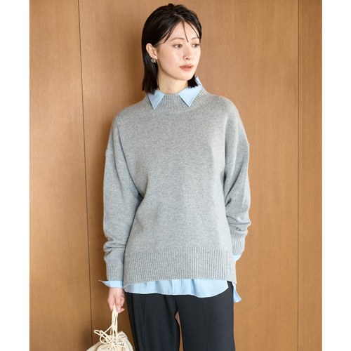 UNFILO时尚休闲简约可水洗羊绒混纺高领针织衫毛衣女ONWARD