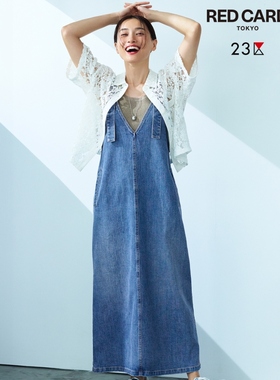 23区×RED CARD TOKYO时尚休闲牛仔连体裙女ONWARD