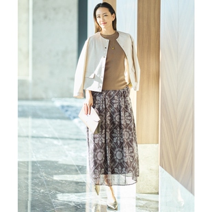 自由区优雅气质感日杂同款 印花半身裙女ONWARD 洛塔风格