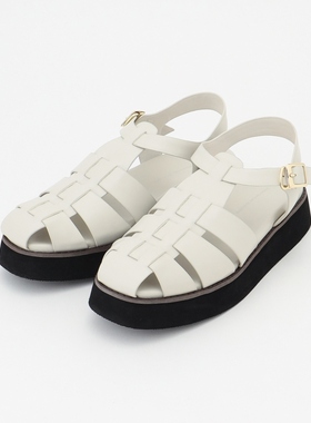 23区Oggi4月号日杂渡边杏同款休闲凉鞋女慵懒适宜日本限定ONWARD