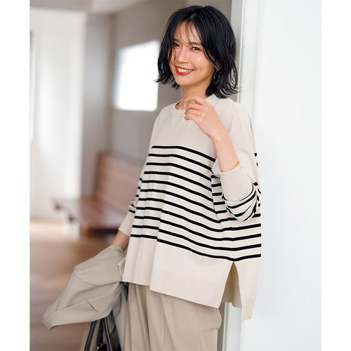 UNFILO可洗御菌防臭休闲适宜圆领针织衫ONWARD