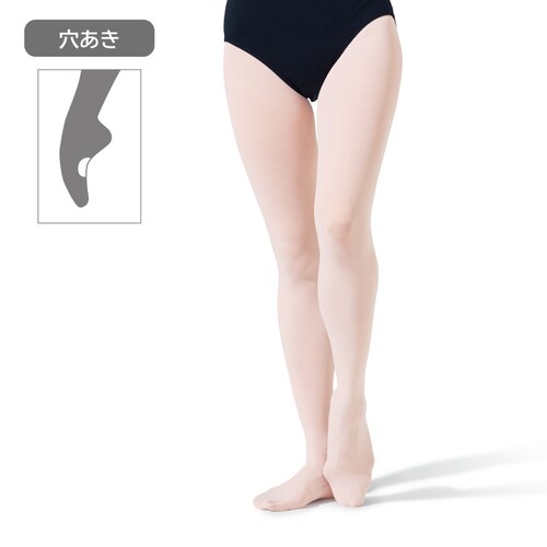 Chacott舞蹈芭蕾体服舞衣酷紧身裤（带孔）女士青少年女ONWARD