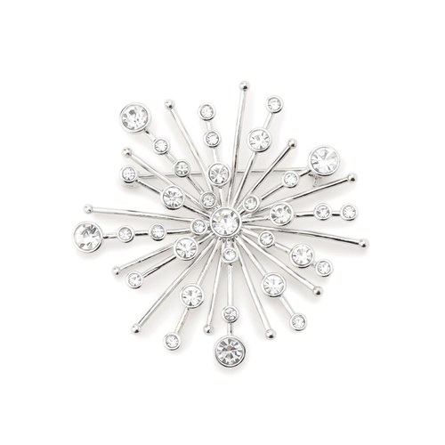 23区精美优雅设计感穿搭配饰水晶雨滴胸针女ONWARD