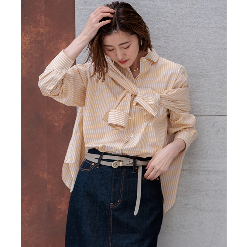 23区可洗涤CANCLINI简约气质通勤基础衬衫女ONWARD