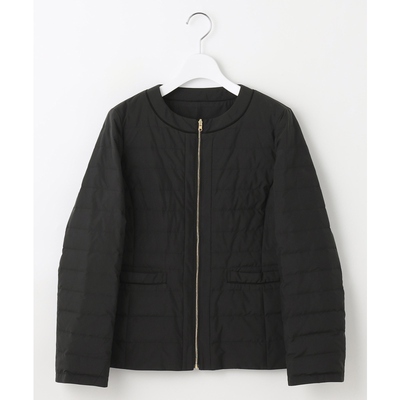 自由区简约气质日杂刊登同款轻量羽绒可翻面无领夹克外套女ONWARD