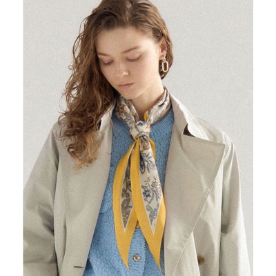 23区时尚优雅感Erica细棉布佩斯利印花围巾女ONWARD
