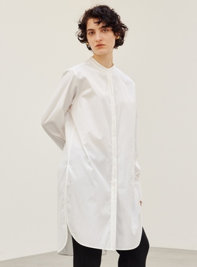 BEIGE，可洗BICON属实通勤长款衬衫女ONWARD