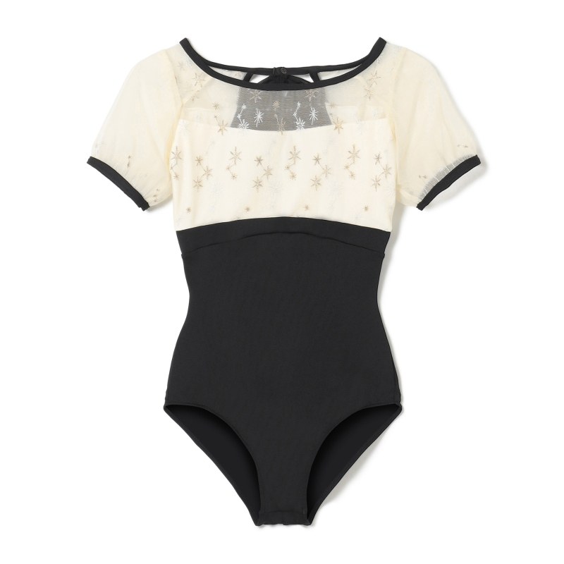 Chacott芭蕾体服舞服泡泡袖连体衣女ONWARD