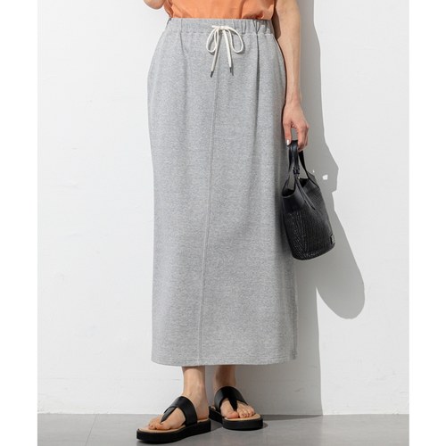 23区SLOW轻奢气质时尚设计感毛巾面料窄版半身裙女ONWARD