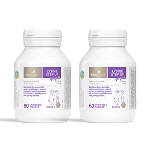 澳洲bioisland进口儿童青少年助长素2段赖氨酸片60粒*2帮助钙吸收