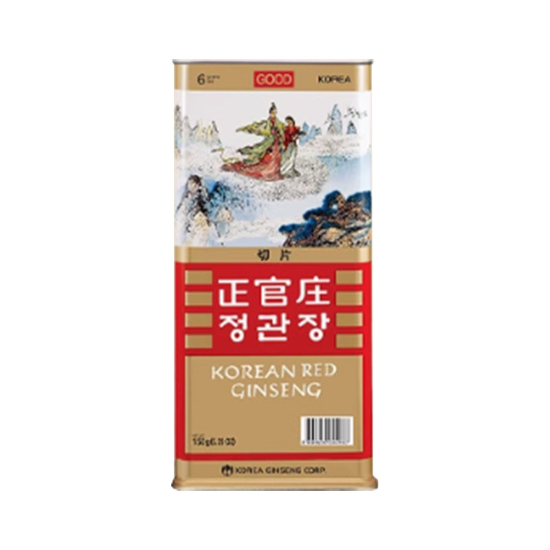 韩国正官庄6年高丽参良参系列中号切片营养滋补礼盒送长辈