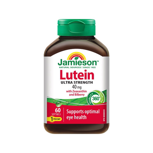 JAMIESON健美生叶黄素超强度软胶囊40MG60粒