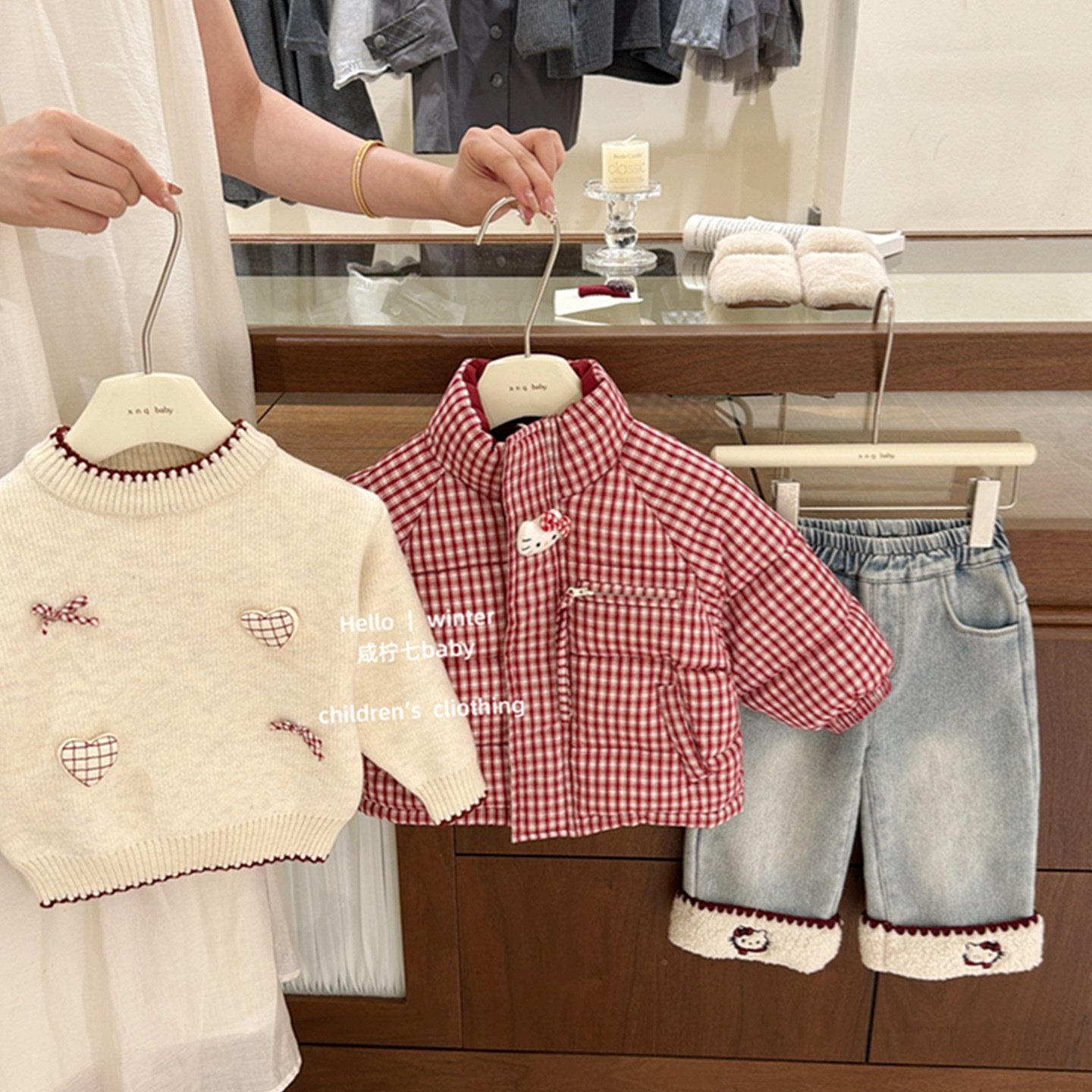 【咸柠七】双面穿！冬装女童韩系外套2025秋冬季新款儿童两穿棉服,童装/婴儿装/亲子装,儿童运动套装,淘宝优惠券,粉丝福利购,淘宝优惠卷