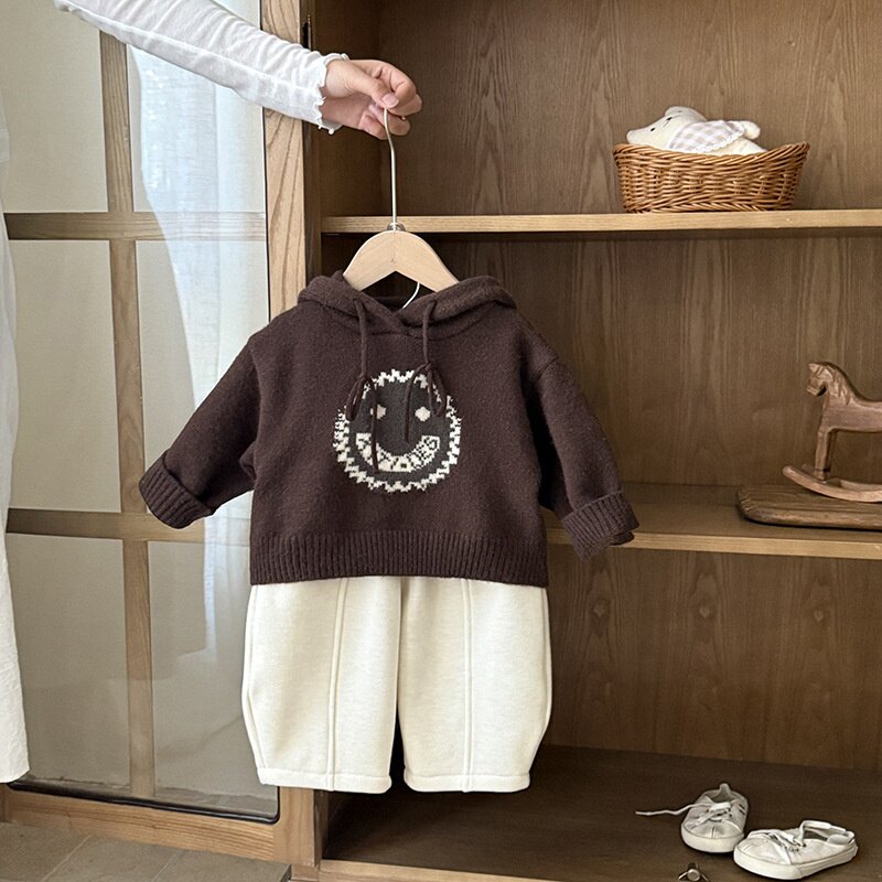 婴儿衣服秋冬季男宝宝深秋套装韩版加厚一岁婴幼儿冬款洋气两件套