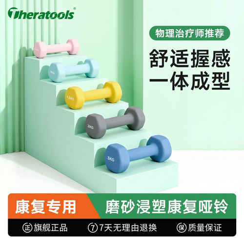 theratools康复训练哑铃2kg家用