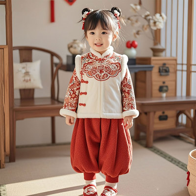 女童汉服2025新款国风套装