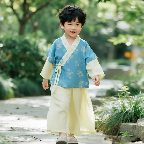 男童汉服男孩古风唐装中秋节服装