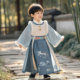 少爷中国风唐装 加绒古装 男孩古风拜年服 儿童冬装 男童汉服2026新款