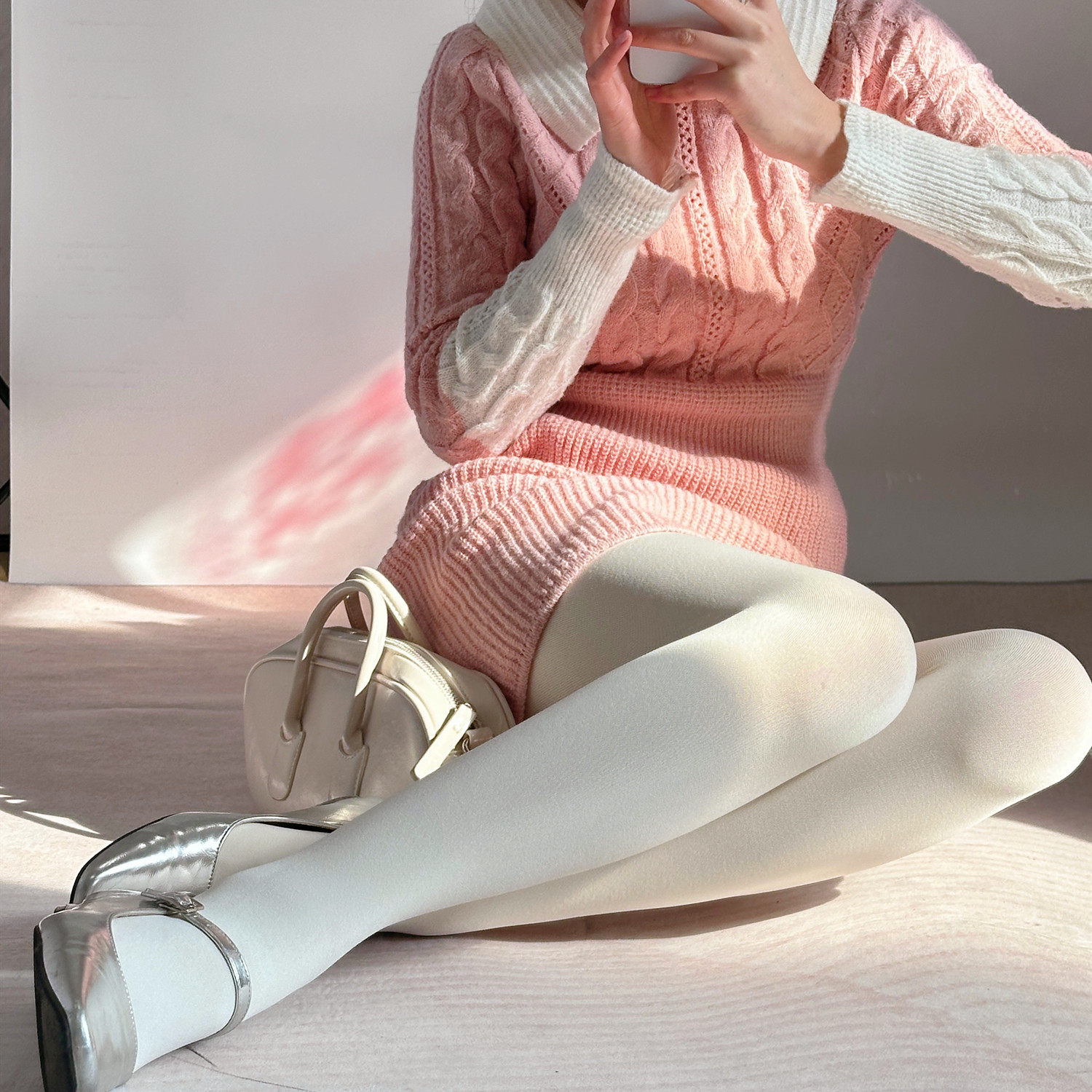 秋冬里起毛哑光奶白色薄绒打底袜奶敷敷少女纯色保暖内里绒连裤袜,女士内衣/男士内衣/家居服,连裤袜/打底袜,淘宝优惠券,粉丝福利购,淘宝优惠卷