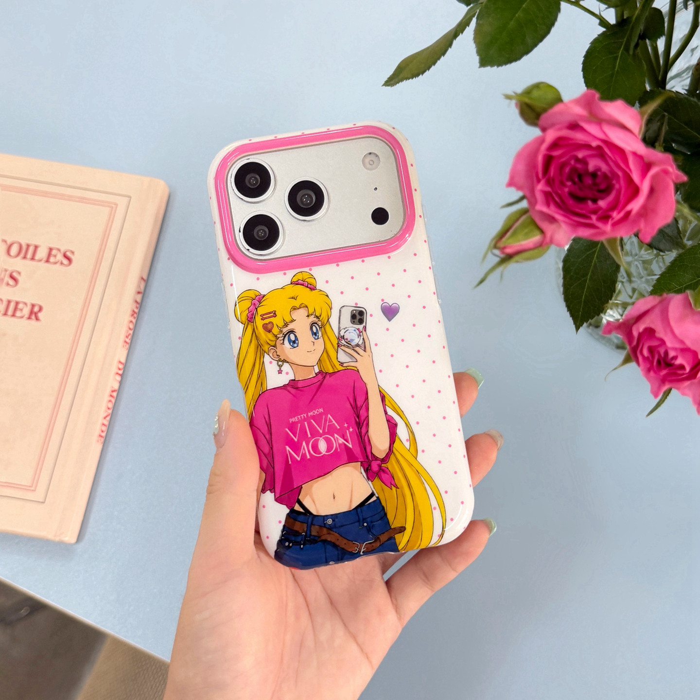 可爱美少女战士粉色iPhone手机壳
