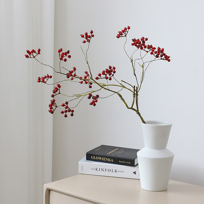 仿真红果发财果客厅装饰摆件