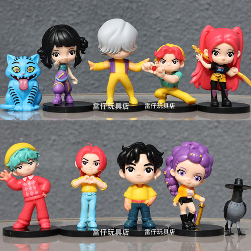 猎魔女团Q版10款盲盒手办摆件