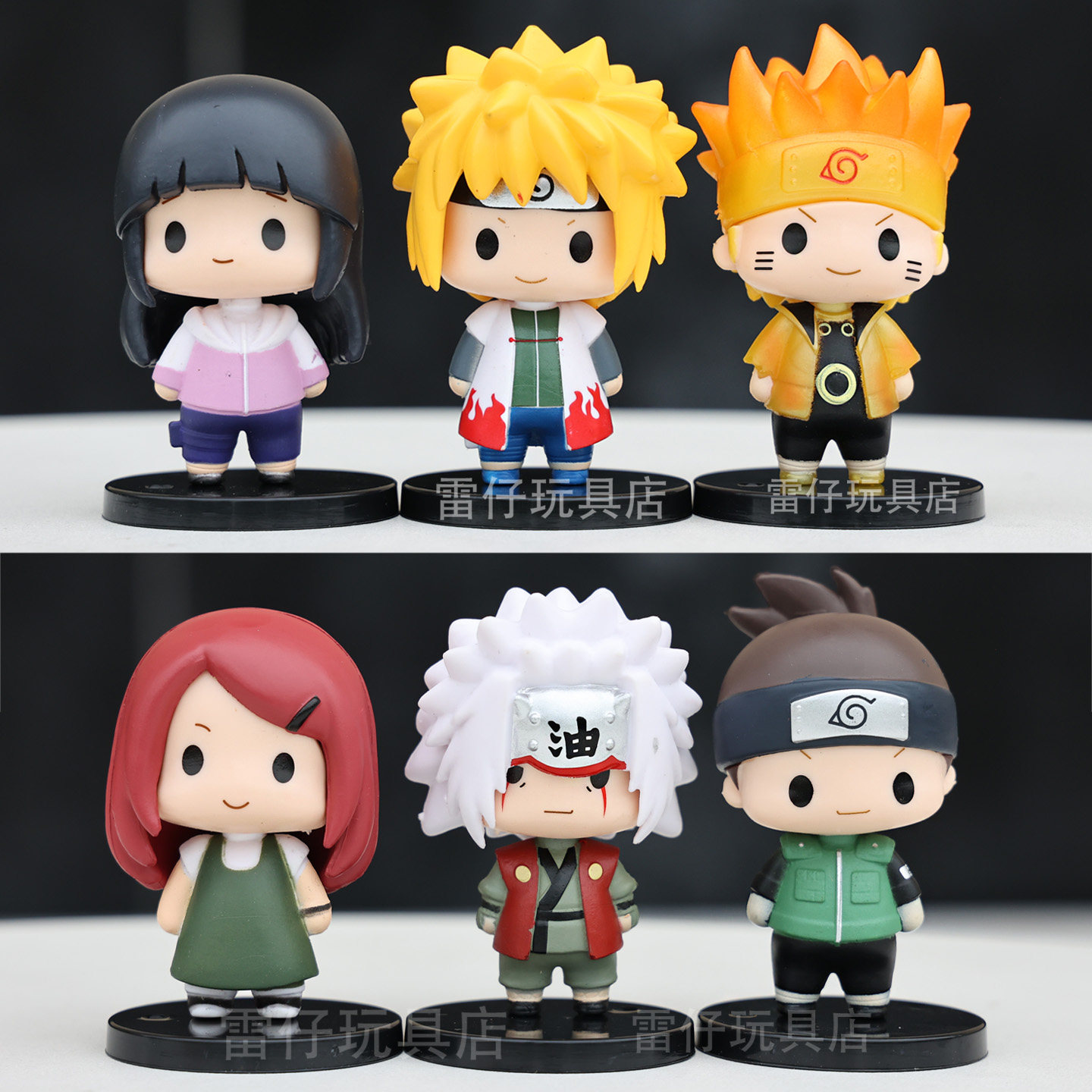火影忍者手办模型 Q版 鸣人雏田卡卡西自来也鼬小樱公仔摆件礼物