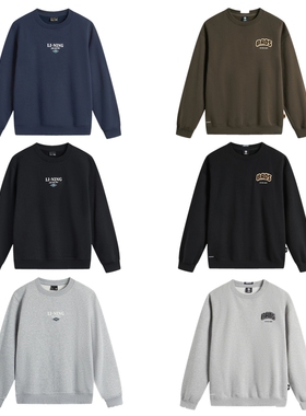 李宁加绒卫衣男士2024冬季新款保暖套头无帽卫衣AWDU679/515/437