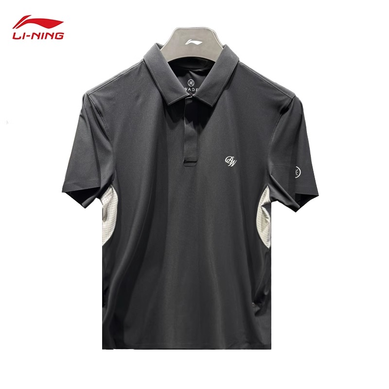 李宁韦德运动短袖POLO衫男2025夏季潮流透气运动服上衣APLV449