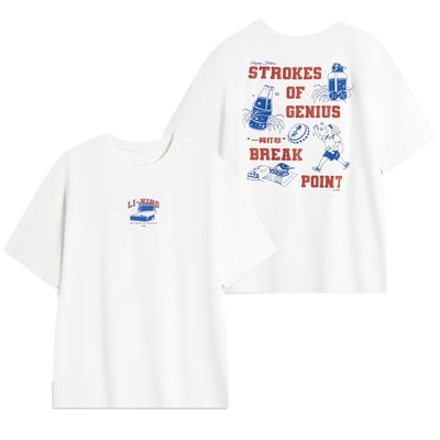 李宁男子短袖T恤2024夏季款透气圆领运动服AHSU533/535/541/549LL