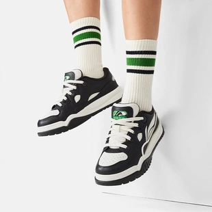 李宁板鞋男子2026春季新款潮跃舒适软弹板鞋经典休闲鞋AGCW011