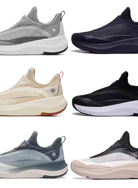 李宁SOFT GO男女鞋2023新款透气一脚蹬休闲鞋运动鞋AGLU105/106XX