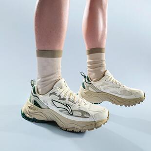 李宁2025新款 AGCV111 星环男子柔软回弹舒适透气复古休闲鞋