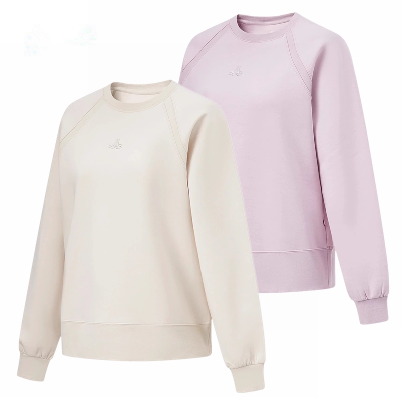 李宁卫衣女套头圆领套头运动服