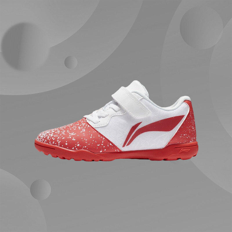 Lining/李宁秋季大童新款圆头鞋子青少年低帮运动足球鞋YKGS005