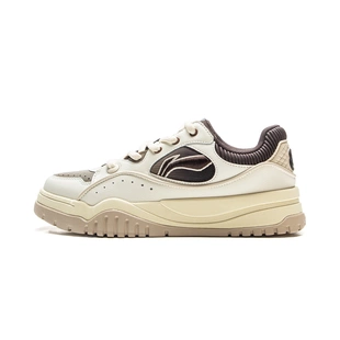 李宁休闲鞋2025秋冬布欧男子舒适软弹运动女子经典休闲鞋AGCV463