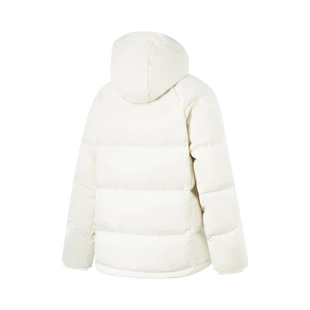 李宁羽绒服女士2025新款加厚外套短款连帽衣服女运动上衣AYMV776