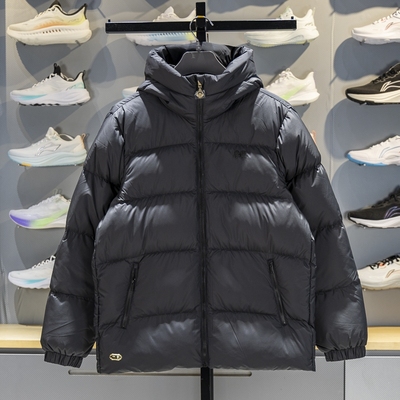 李宁短羽绒服男子2025冬季新款鸭绒连帽外套AYMV191/153/585/295