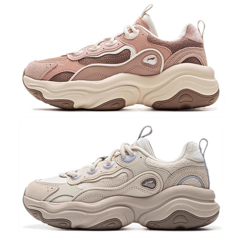 李宁蜜糖女鞋休闲鞋2025新款厚底百搭鞋运动鞋女AGCV002/AGCU296