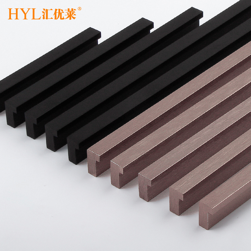 轻奢风抽屉咖啡金柜门拉手