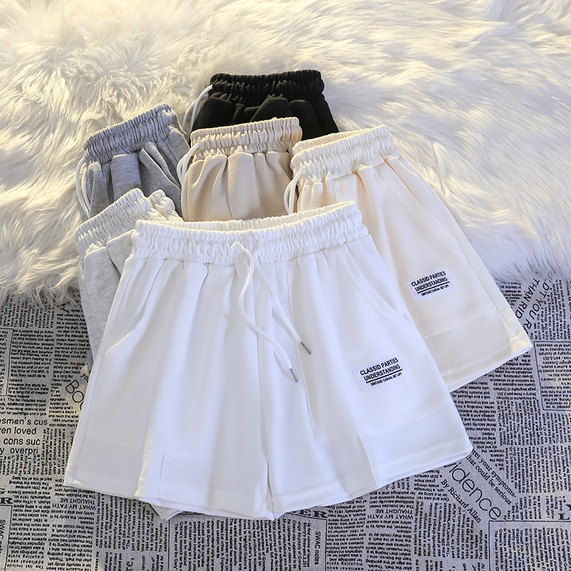 2024夏季休闲运动短裤女宽松居家睡裤外穿逛街短裤